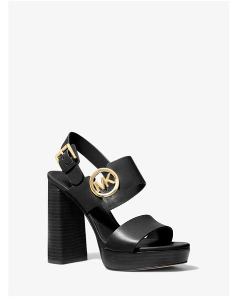 michael michael kors summer leather sandals|Michael Kors outlet sandals.